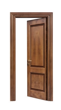 A door slightly ajar