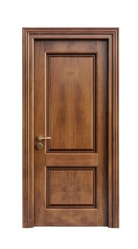 A closed door